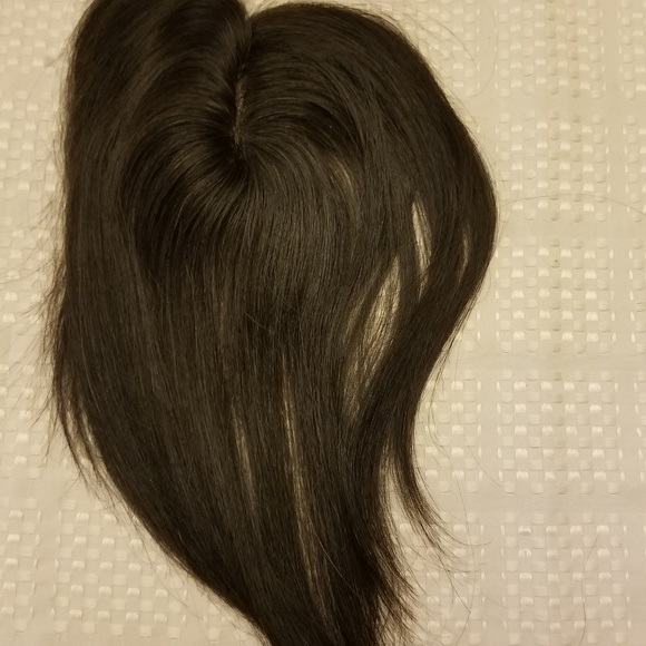 12″ Women’s Clip in Closure,Human Hair,3″X4.5" #1B - Picture 6 of 6